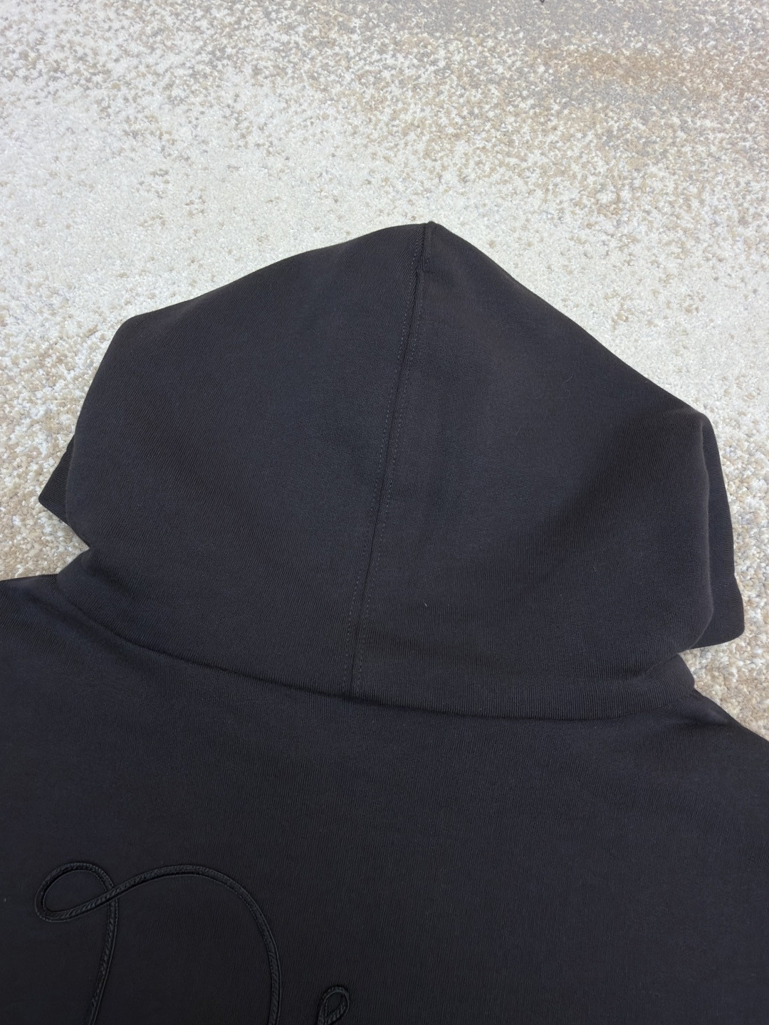 DIOR 迪奥 织缎徽章连帽卫衣 外套 长袖 黑色 B0 613J691C0531-C889