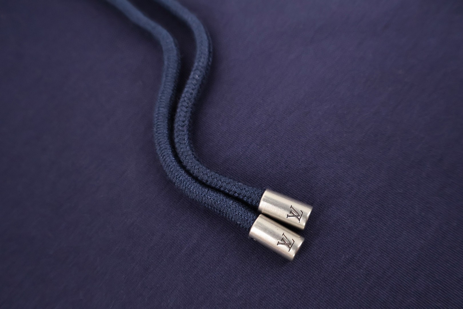 LOUIS VUITTON 路易威登 老花压纹松紧腰运动裤 休闲裤 长裤 裤子 蓝色 B5 1AJCF1