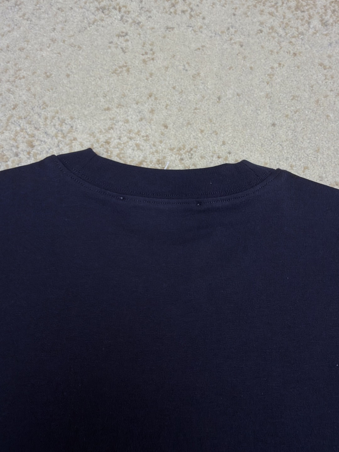 Acne Studios 蝴蝶结徽标印花圆领T恤 短袖 灰色 蓝色 A0 CL0458-885