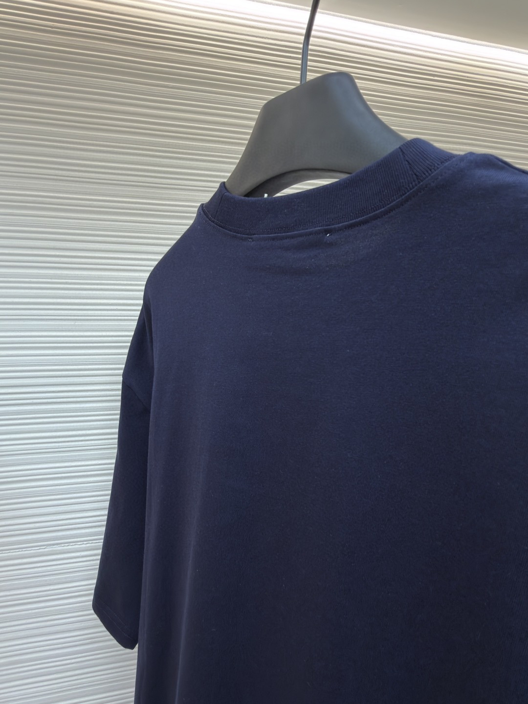 Acne Studios 蝴蝶结徽标印花圆领T恤 短袖 灰色 蓝色 A0 CL0458-885