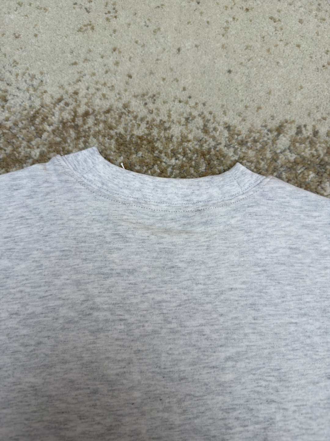 Acne Studios 蝴蝶结徽标印花圆领T恤 短袖 灰色 蓝色 A0 CL0458-885