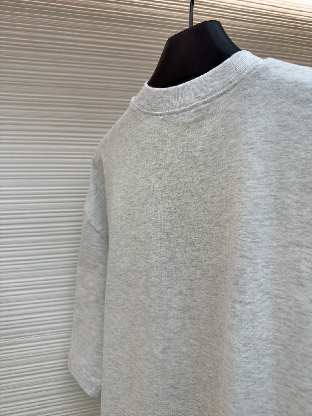 Acne Studios 蝴蝶结徽标印花圆领T恤 短袖 灰色 蓝色 A0 CL0458-885