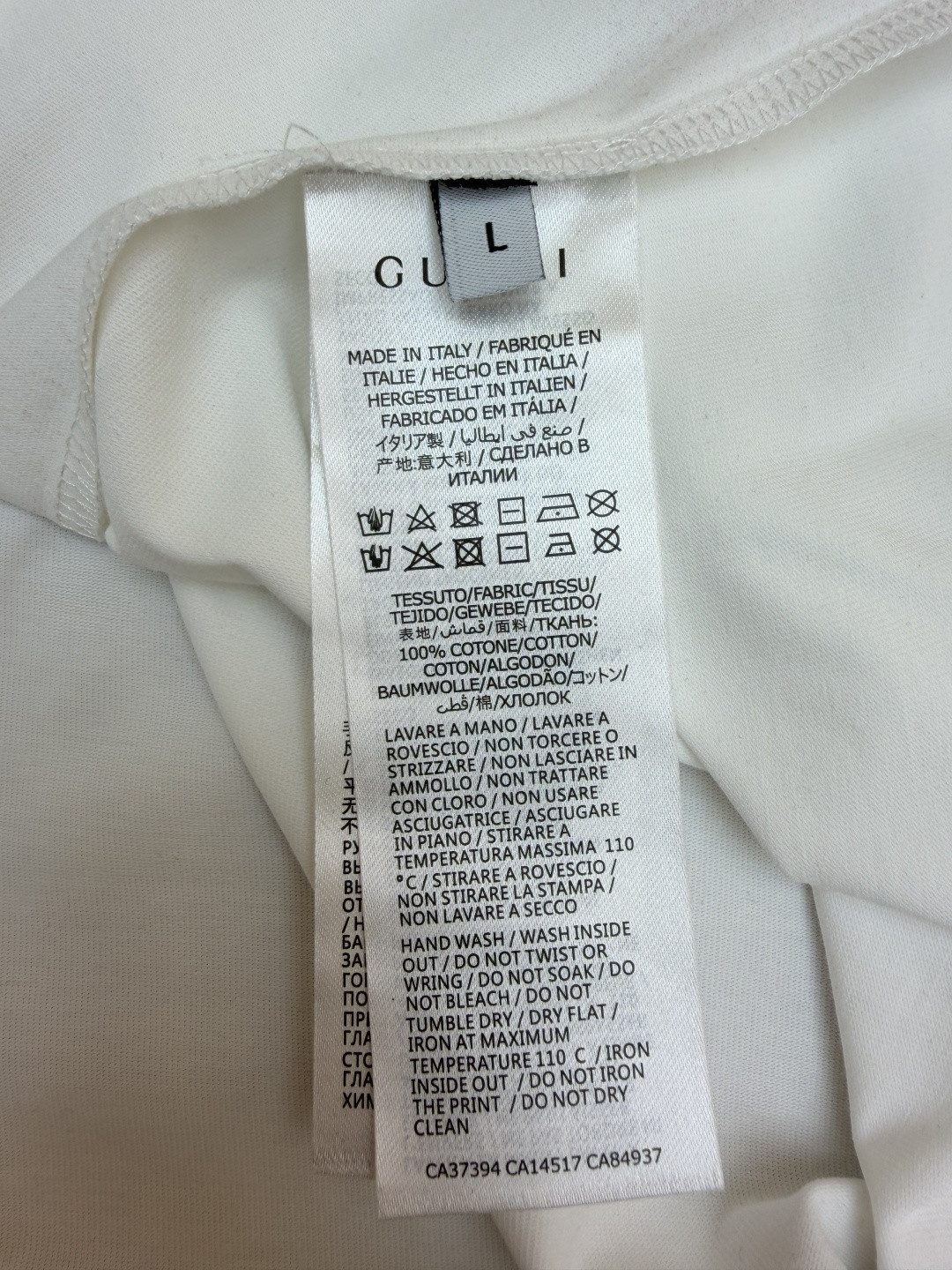 GUCCI 古驰 锋刃字母logo印花 短袖 T恤 圆领 套头 夏季 白色（绿粉） 白色（绿红）A0 565806-XJAZY-9037