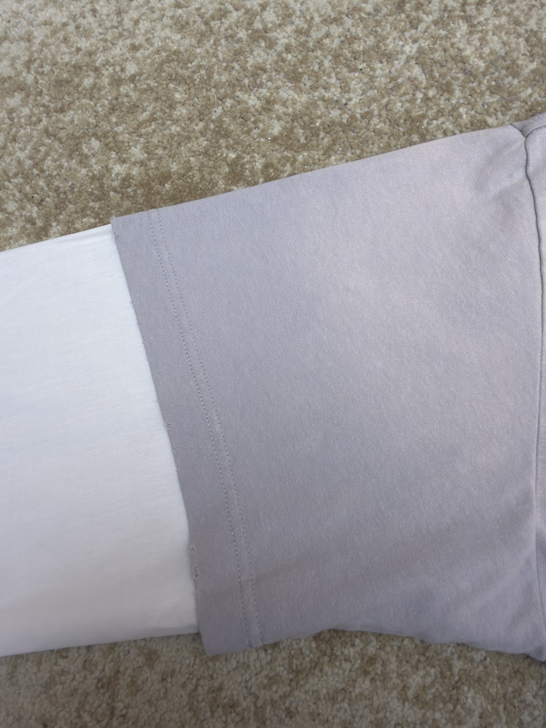 Acne Studios 复古效果分层假两件徽标T恤 打底衫 长袖 白色 黑色 A5 CL0422-228