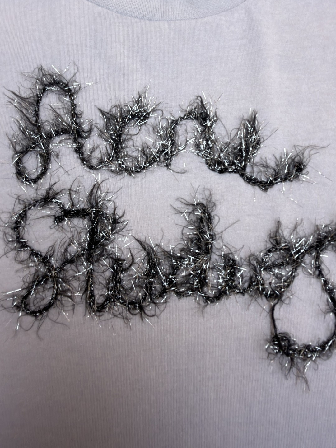 Acne Studios 复古效果分层假两件徽标T恤 打底衫 长袖 白色 黑色 A5 CL0422-228