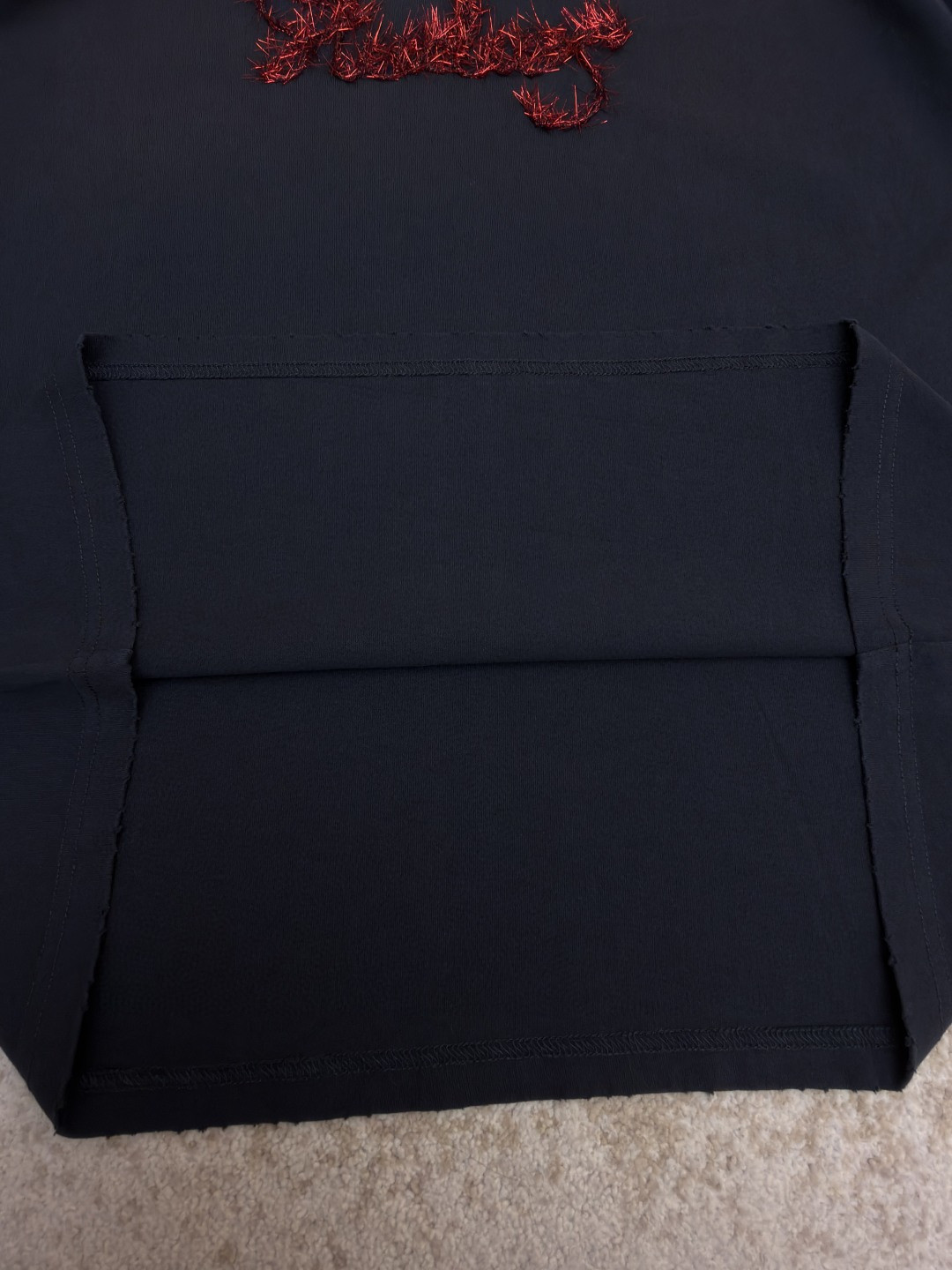 Acne Studios 复古效果分层假两件徽标T恤 打底衫 长袖 白色 黑色 A5 CL0422-228