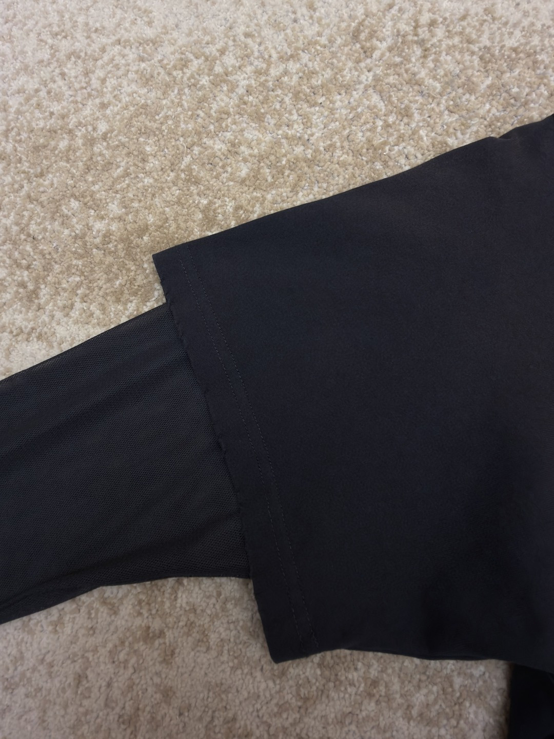 Acne Studios 复古效果分层假两件徽标T恤 打底衫 长袖 白色 黑色 A5 CL0422-228