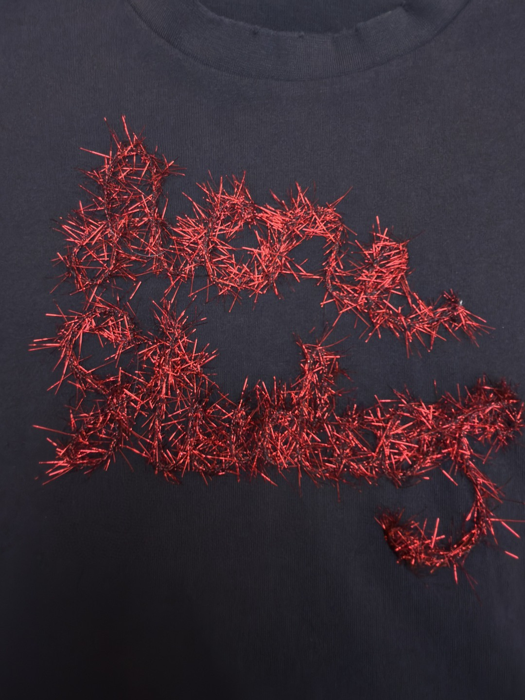 Acne Studios 复古效果分层假两件徽标T恤 打底衫 长袖 白色 黑色 A5 CL0422-228