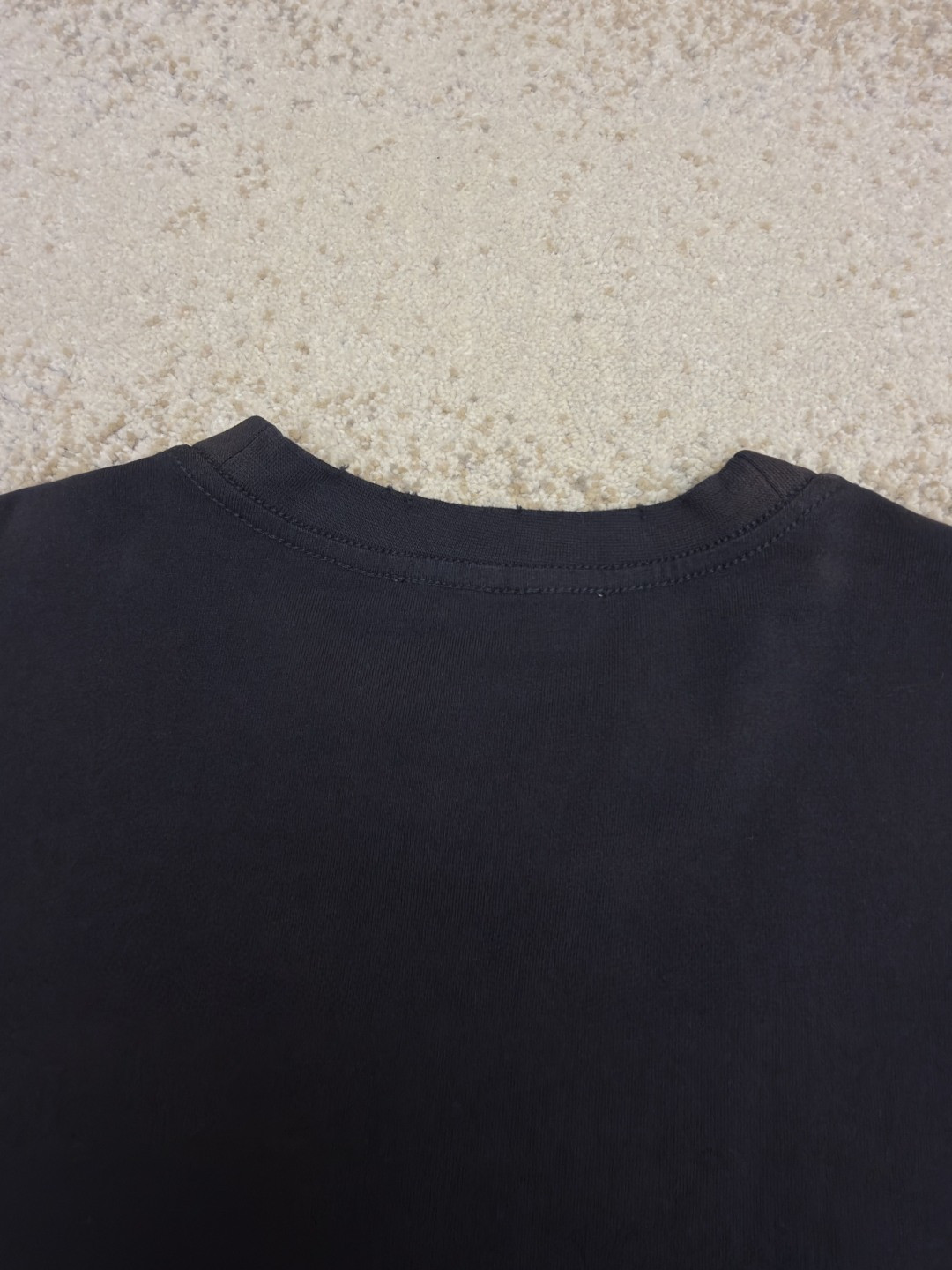 Acne Studios 复古效果分层假两件徽标T恤 打底衫 长袖 白色 黑色 A5 CL0422-228