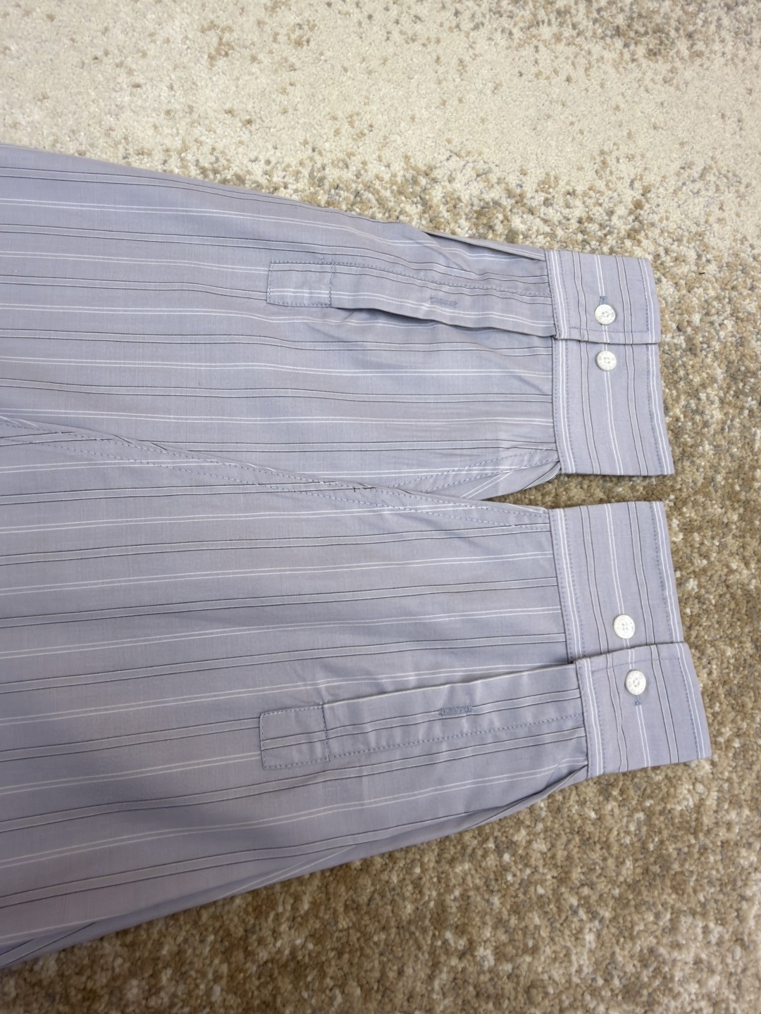 Acne Studios 标签条纹纽扣衬衫 外套 长袖 B0 BB0698-AM4