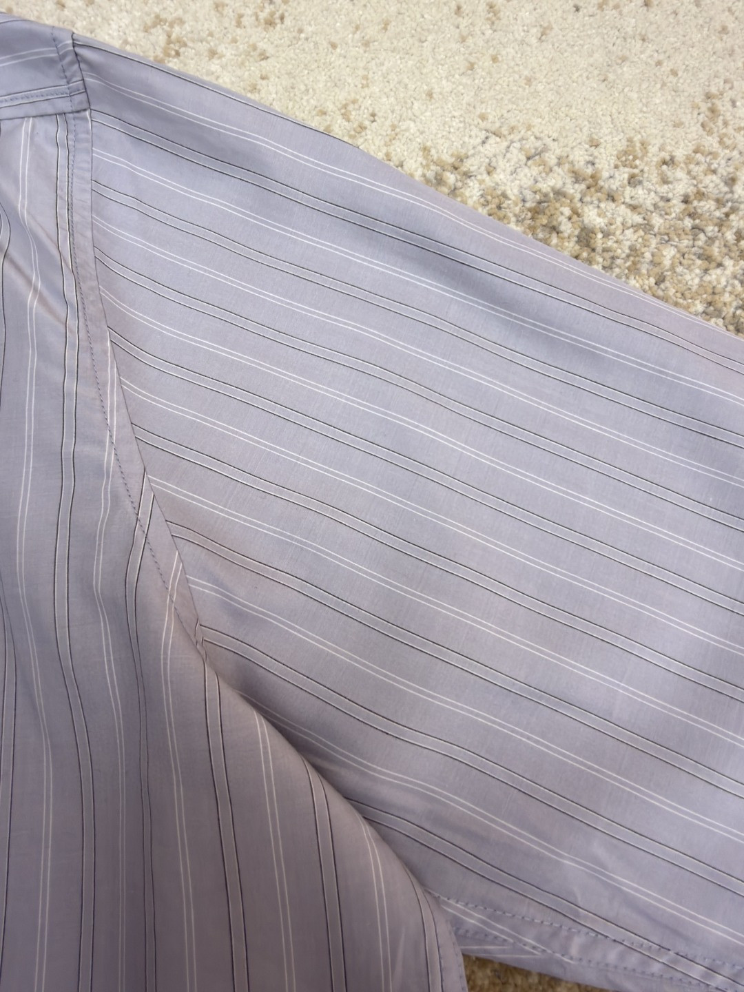 Acne Studios 标签条纹纽扣衬衫 外套 长袖 B0 BB0698-AM4