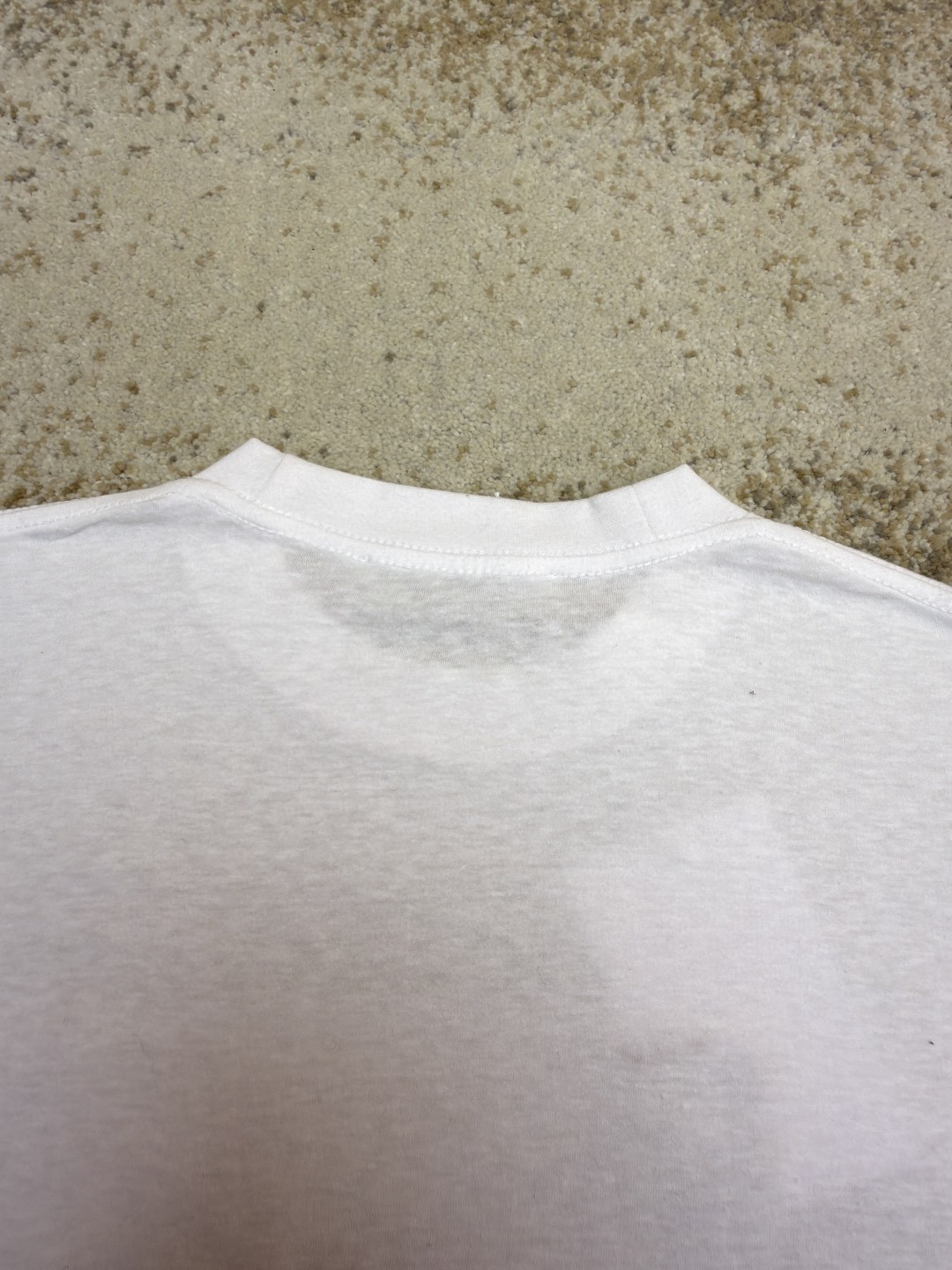 Acne Studios 复古数码蝴蝶结印花圆领T恤 打底衫 长袖 白色 A2 CL0343-DC6