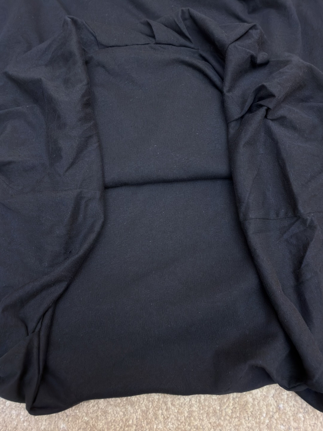 Acne Studios 褶饰花苞廓形简约字母印花落肩七分袖T恤 短袖 黑色 A5 AL0528-900