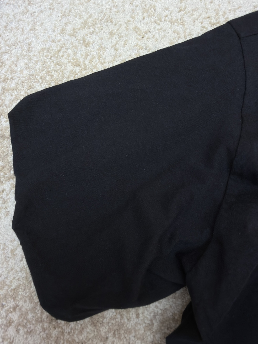 Acne Studios 褶饰花苞廓形简约字母印花落肩七分袖T恤 短袖 黑色 A5 AL0528-900