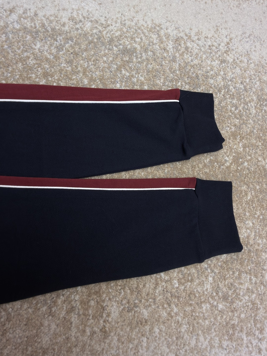 MIU MIU 缪缪 撞色织带长袖T恤 打底衫 女款 蓝色 A5 MJLA24-182D-F0X58-S-OOO