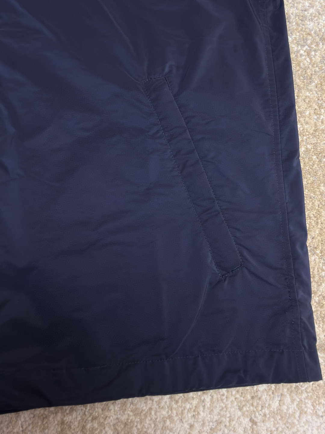 Burberry 巴宝莉 战马绣花拉链连帽夹克 长袖 外套 蓝色 B0