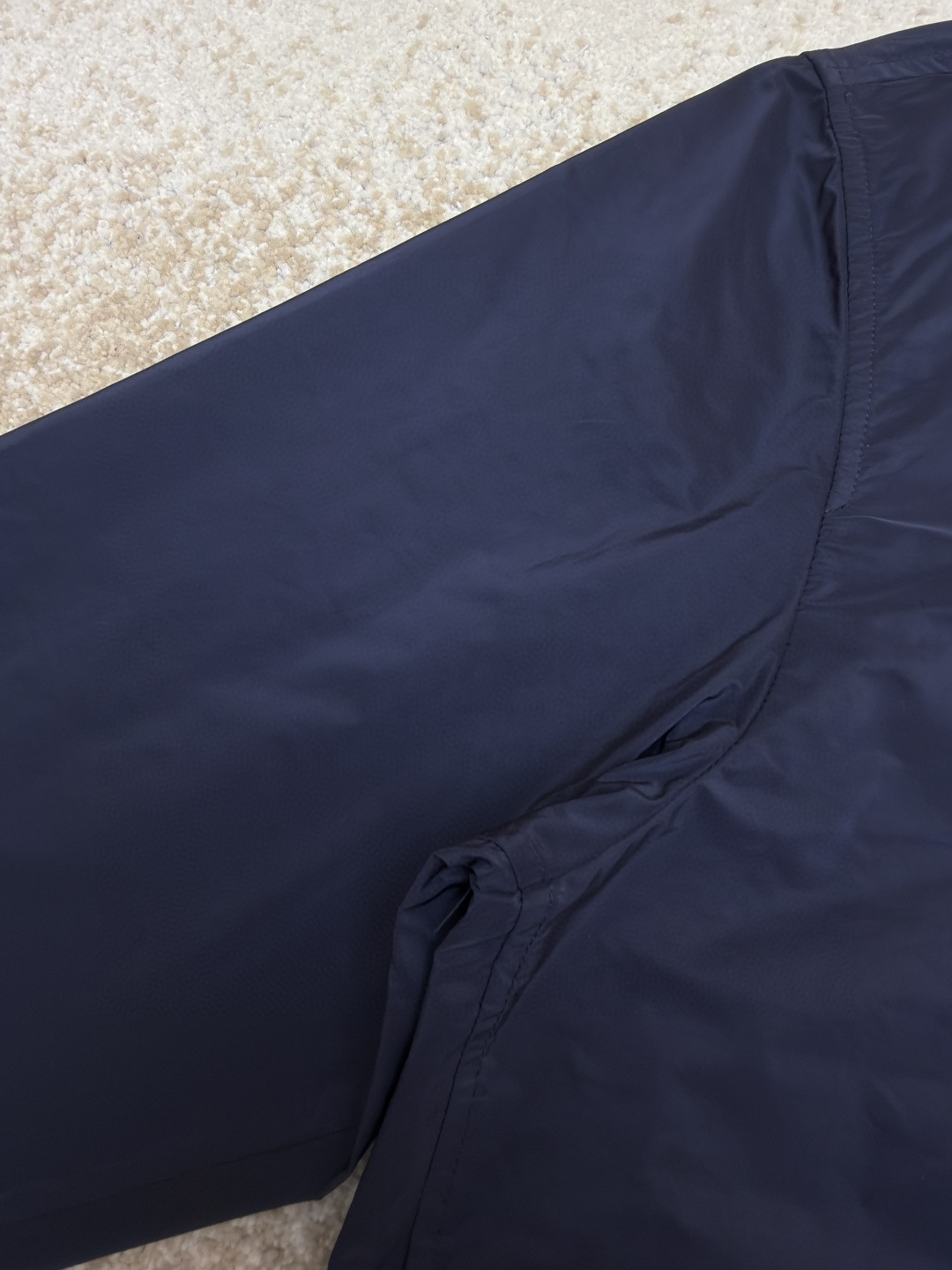 Burberry 巴宝莉 战马绣花拉链连帽夹克 长袖 外套 蓝色 B0