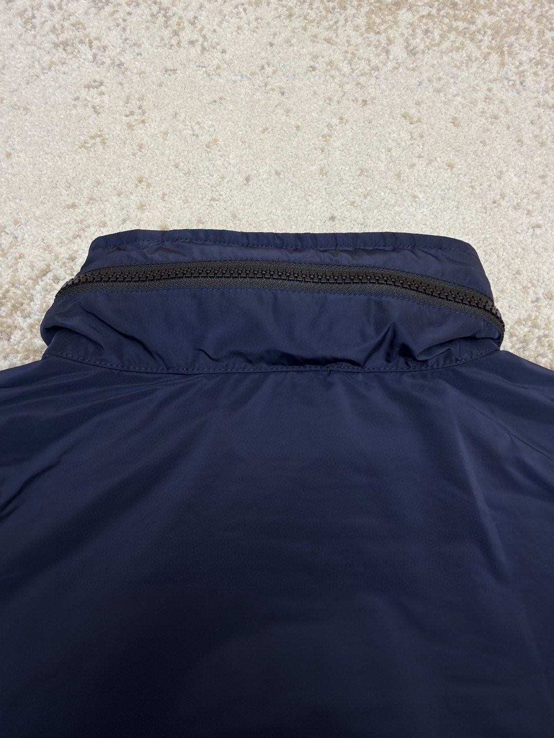 Burberry 巴宝莉 战马绣花拉链连帽夹克 长袖 外套 蓝色 B0