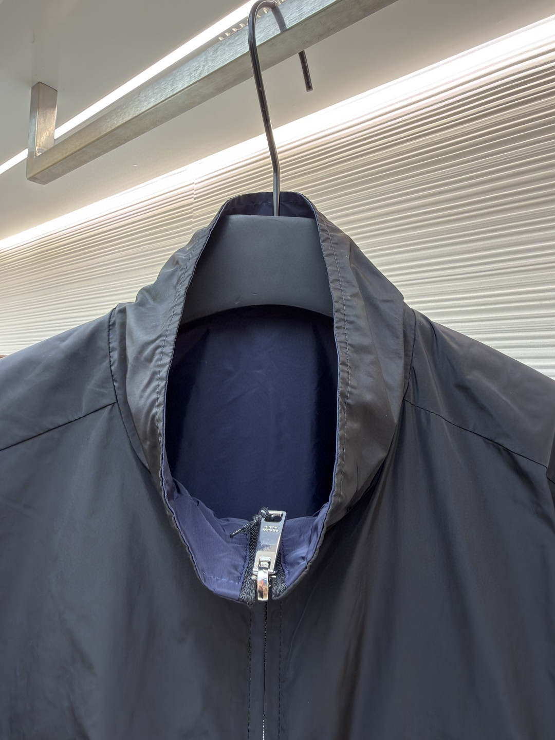 PRADA 普拉达 再生尼龙双面两穿拉链立领夹克 外套 长袖 黑色 B0 SGH057-1060-F082P-09