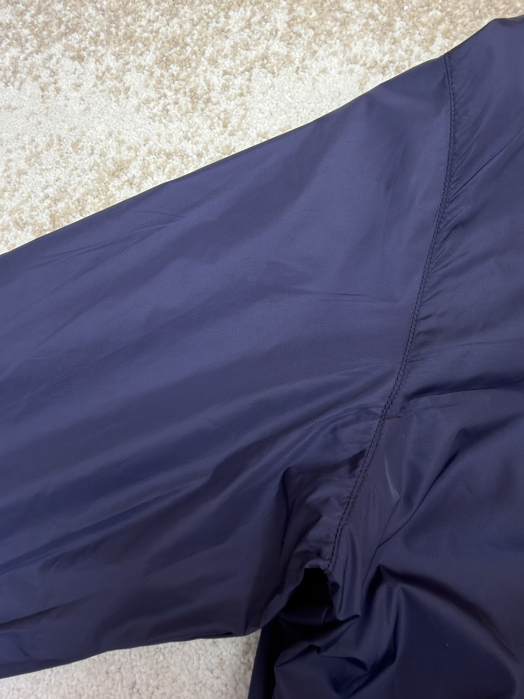 MIU MIU 缪缪 双面两穿logo徽标拉链连帽卫衣 夹克 外套 长袖 蓝色 B0 