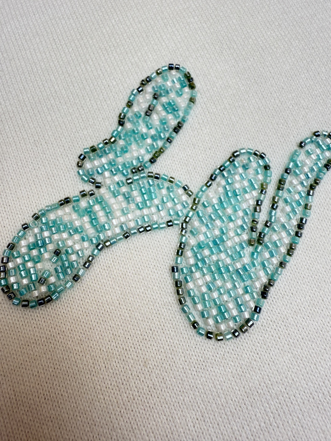 LOUIS VUITTON 路易威登 LV 装饰细节珠饰毛织短袖 T恤 针织衫 白色 B0 1AHVO8