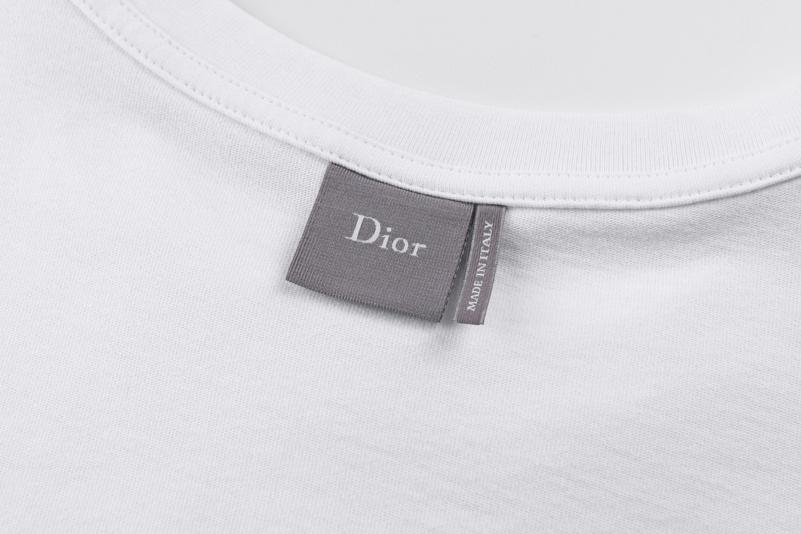 DIOR 迪奥 刺绣平纹圆领T恤 短袖 白色 黑色 A0 683J606A0677-C989