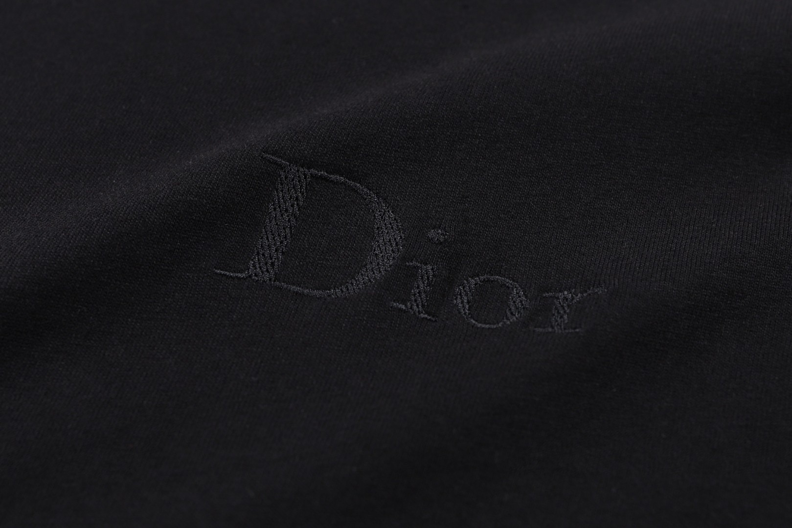 DIOR 迪奥 刺绣平纹圆领T恤 短袖 白色 黑色 A0 683J606A0677-C989