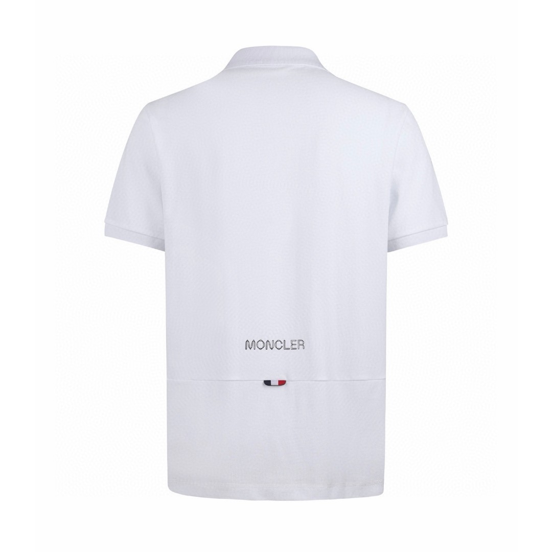 Moncler 蒙口 标识贴片Polo衫 短袖 T恤 夏季 白色 黑色 A0 K20918A0001284556001