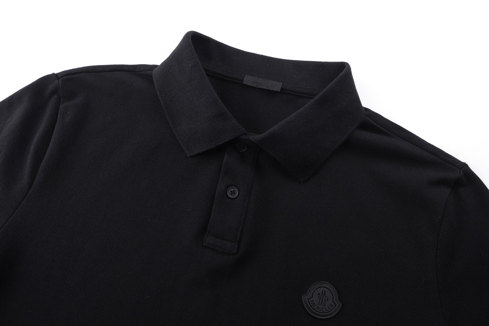 Moncler 蒙口 标识贴片Polo衫 短袖 T恤 夏季 白色 黑色 A0 K20918A0001284556001