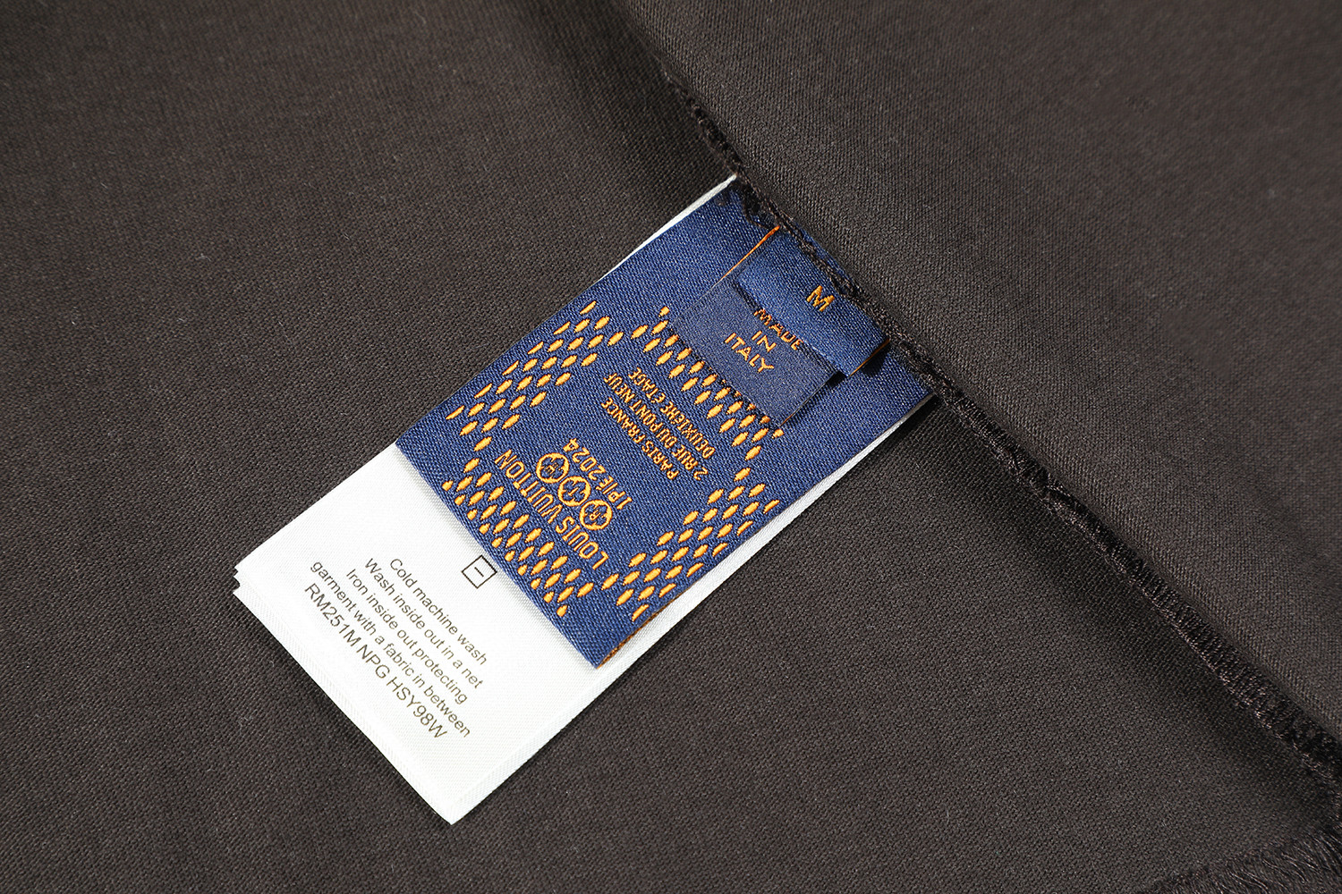 LOUIS VUITTON 路易威登 地球仪印花圆领短袖 T恤 棕色 A0 1AHCLC