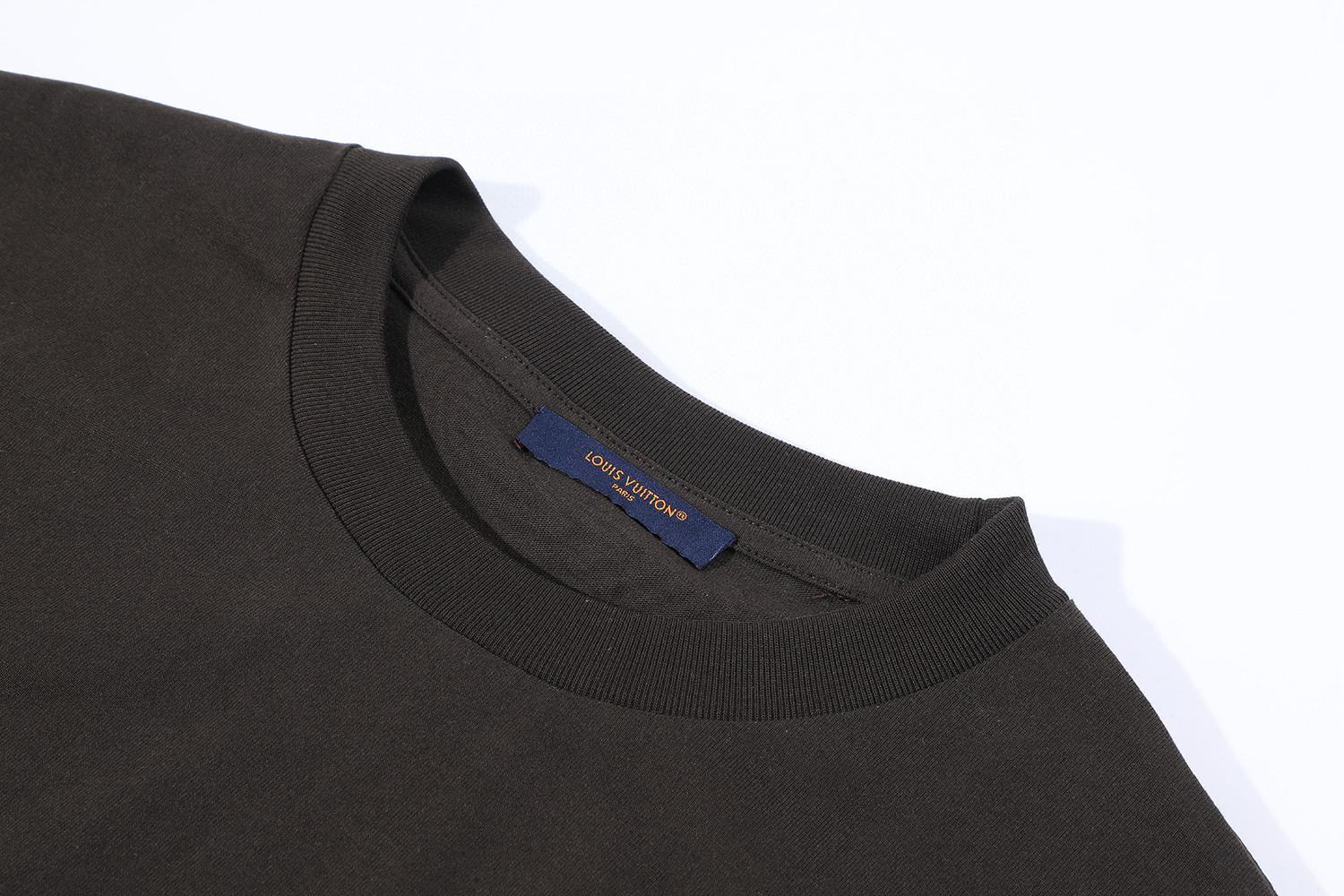 LOUIS VUITTON 路易威登 地球仪印花圆领短袖 T恤 棕色 A0 1AHCLC