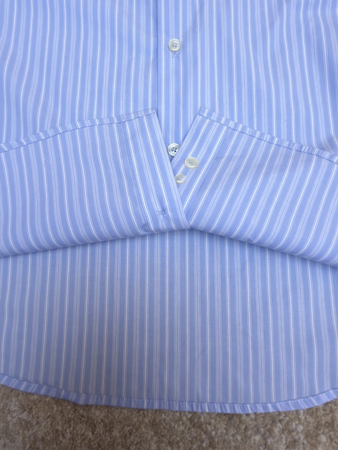 AMIPARIS 口袋条纹衬衫 外套 长袖 蓝色 B0 USH766CO0219