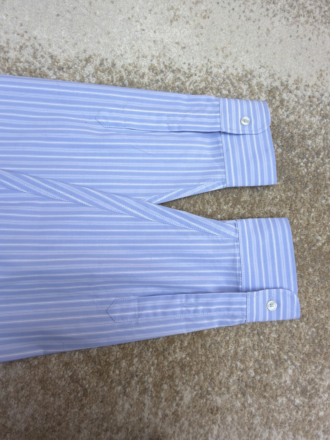 AMIPARIS 口袋条纹衬衫 外套 长袖 蓝色 B0 USH766CO0219