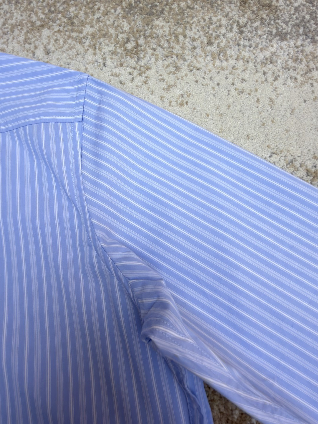 AMIPARIS 口袋条纹衬衫 外套 长袖 蓝色 B0 USH766CO0219