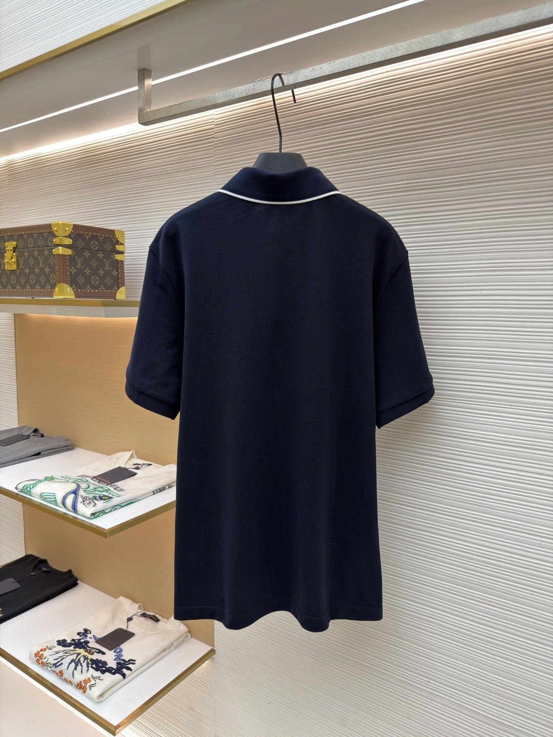 GUCCI 古驰 绣花POLO衫 T恤 夏季 短袖 蓝色 A2 806250-XJG3G-4003