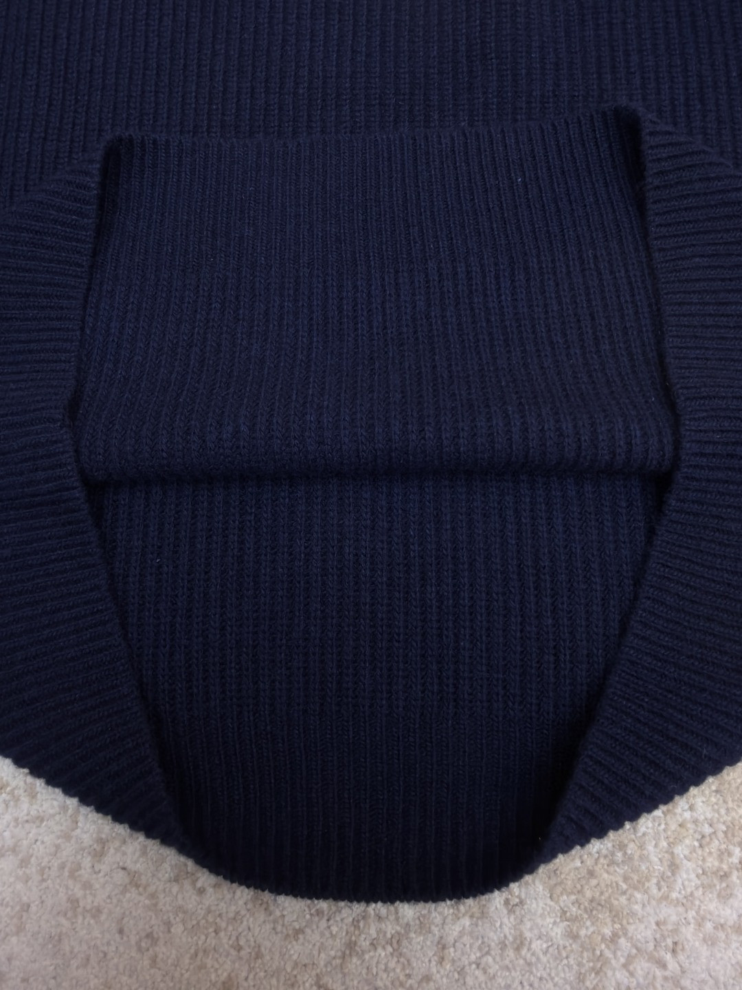 CELINE 赛琳 标识圆领毛衣 针织衫 外套 长袖 蓝色 B0