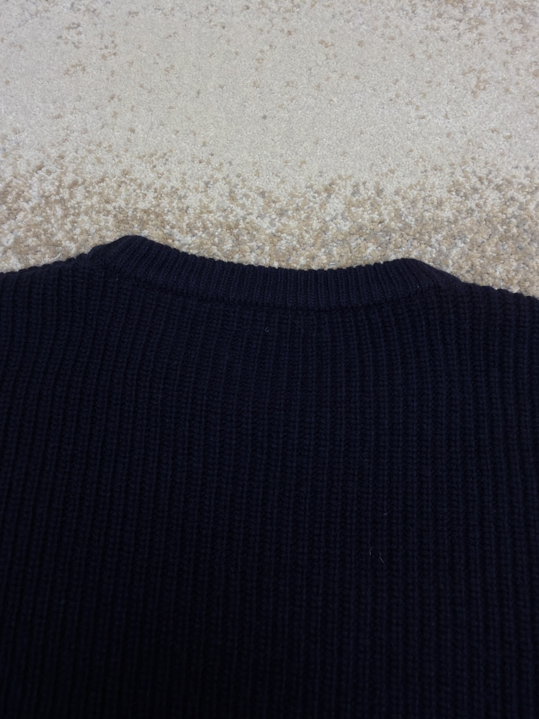 CELINE 赛琳 标识圆领毛衣 针织衫 外套 长袖 蓝色 B0