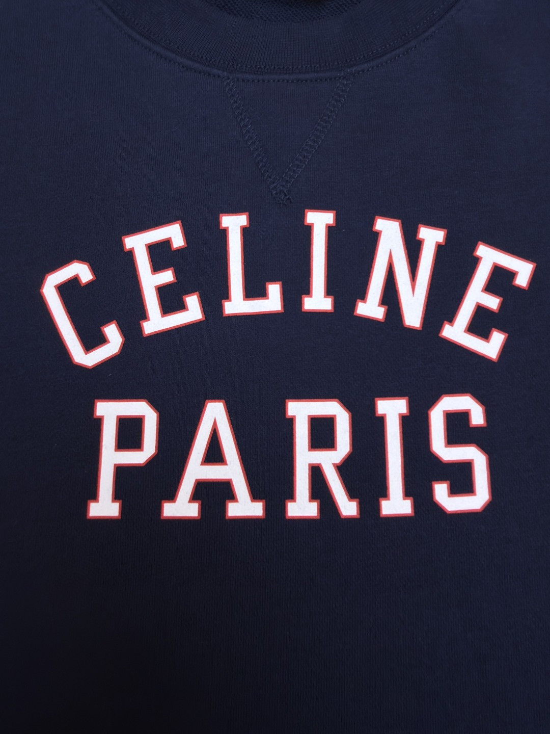 CELINE 赛琳 印花圆领卫衣 外套 长袖 蓝色 A5 RY0S1510Z-07RV