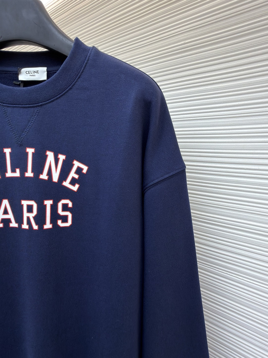 CELINE 赛琳 印花圆领卫衣 外套 长袖 蓝色 A5 RY0S1510Z-07RV