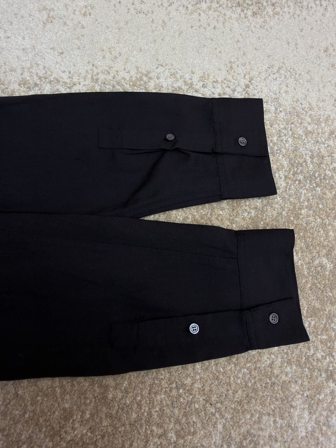 LOEWE 罗意威 绣花亚麻长袖衬衫 外套 黑色 B0 H616Y05X72-1100