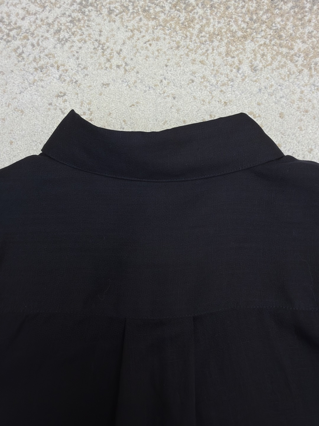 LOEWE 罗意威 绣花亚麻长袖衬衫 外套 黑色 B0 H616Y05X72-1100