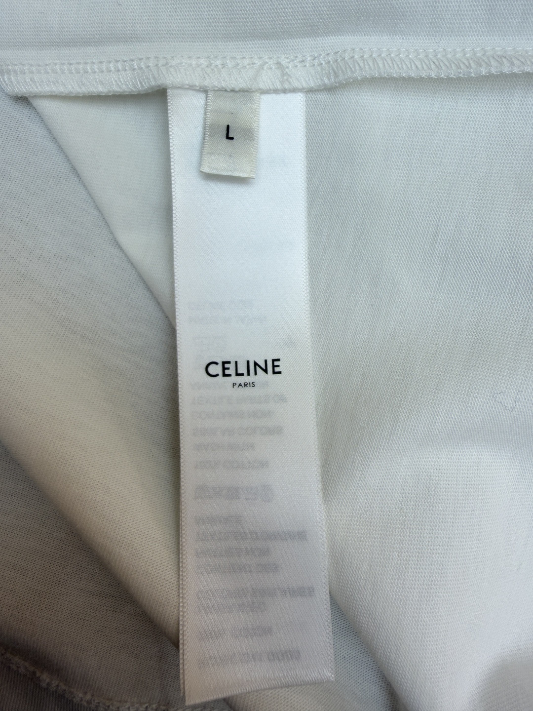 CELINE 赛琳 凯旋门字母印花 短袖 T恤 圆领 夏款 黑色 白色 A0 RX0BO671Q-38AW