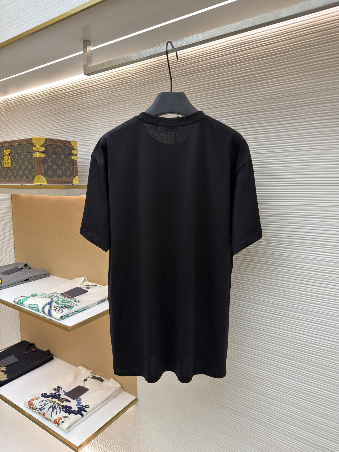 CELINE 赛琳 凯旋门字母印花 短袖 T恤 圆领 夏款 黑色 白色 A0 RX0BO671Q-38AW