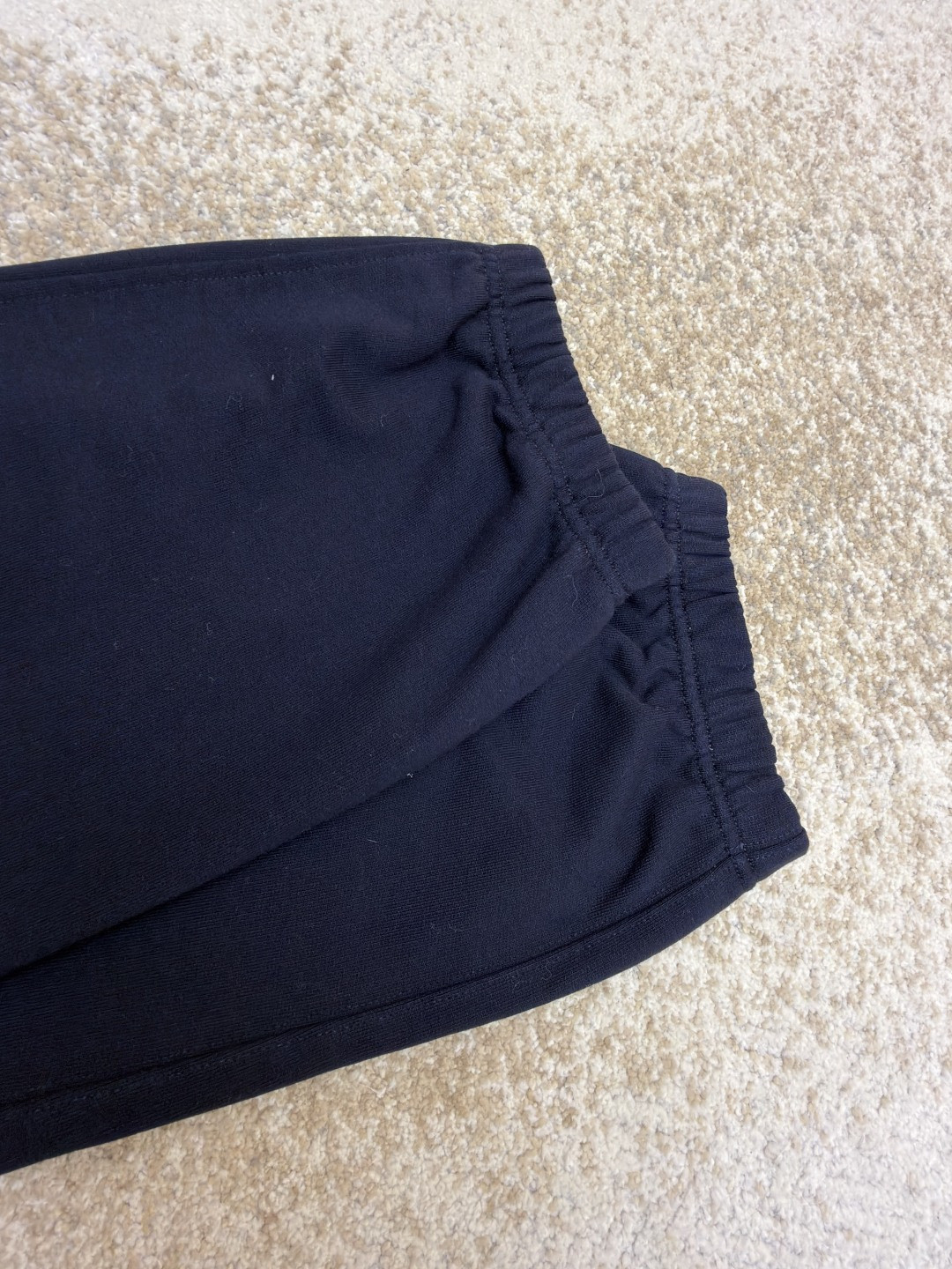 Burberry 巴宝莉 绒毛马刺绣松紧腰运动裤 休闲裤 裤子 长裤 海军蓝 B0 81184161