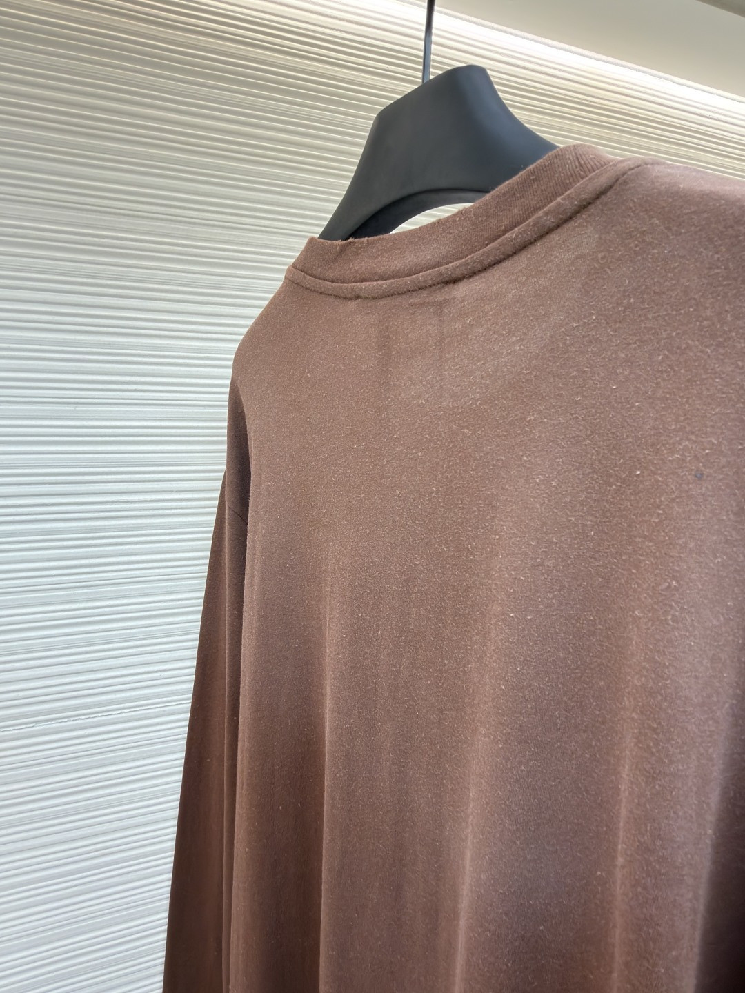 Acne Studios 1996泥染水洗做旧圆领T恤 打底衫 长袖 黑色 白色 绿色 棕色 A5 80IT2S022