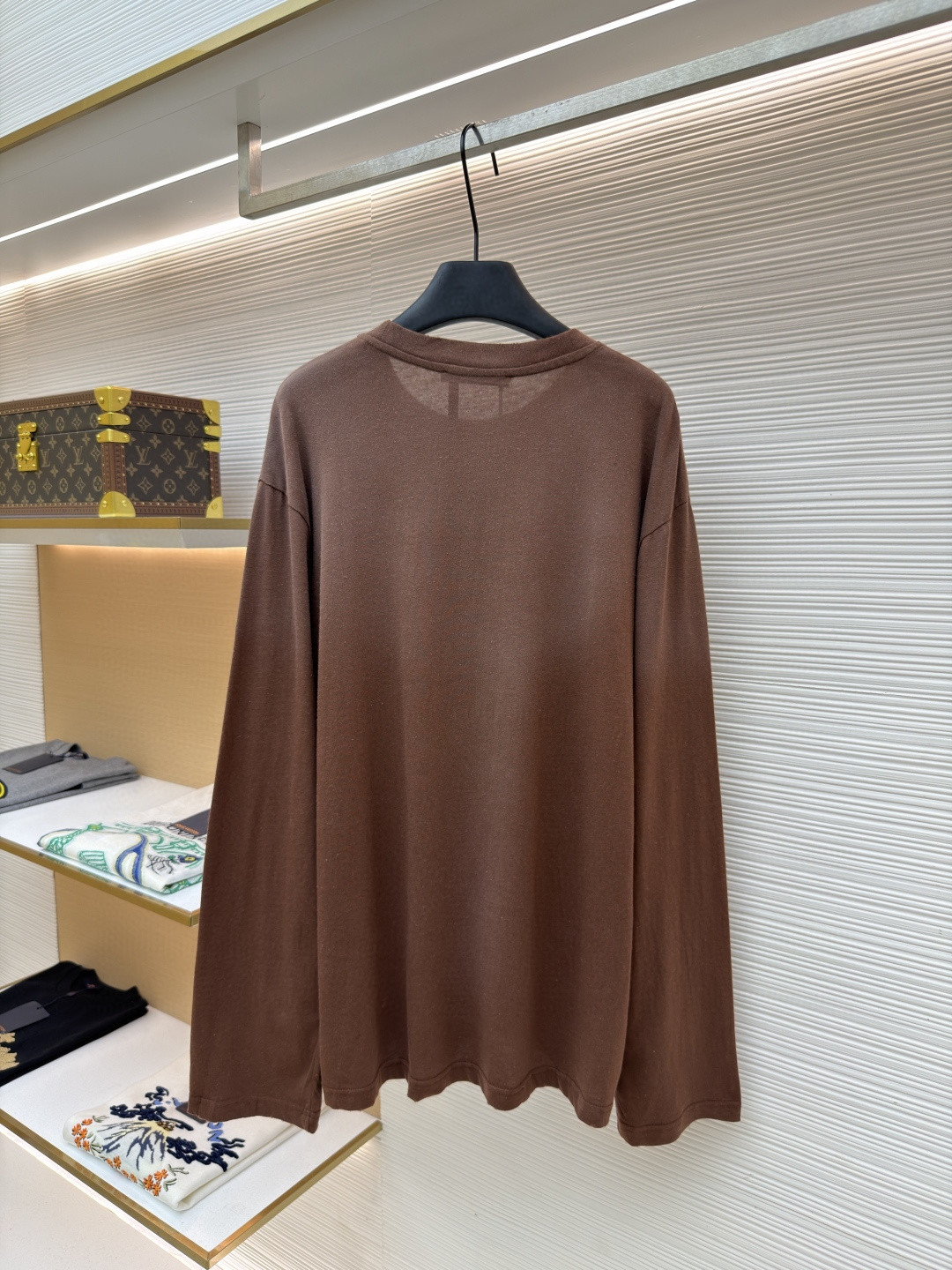 Acne Studios 1996泥染水洗做旧圆领T恤 打底衫 长袖 黑色 白色 绿色 棕色 A5 80IT2S022