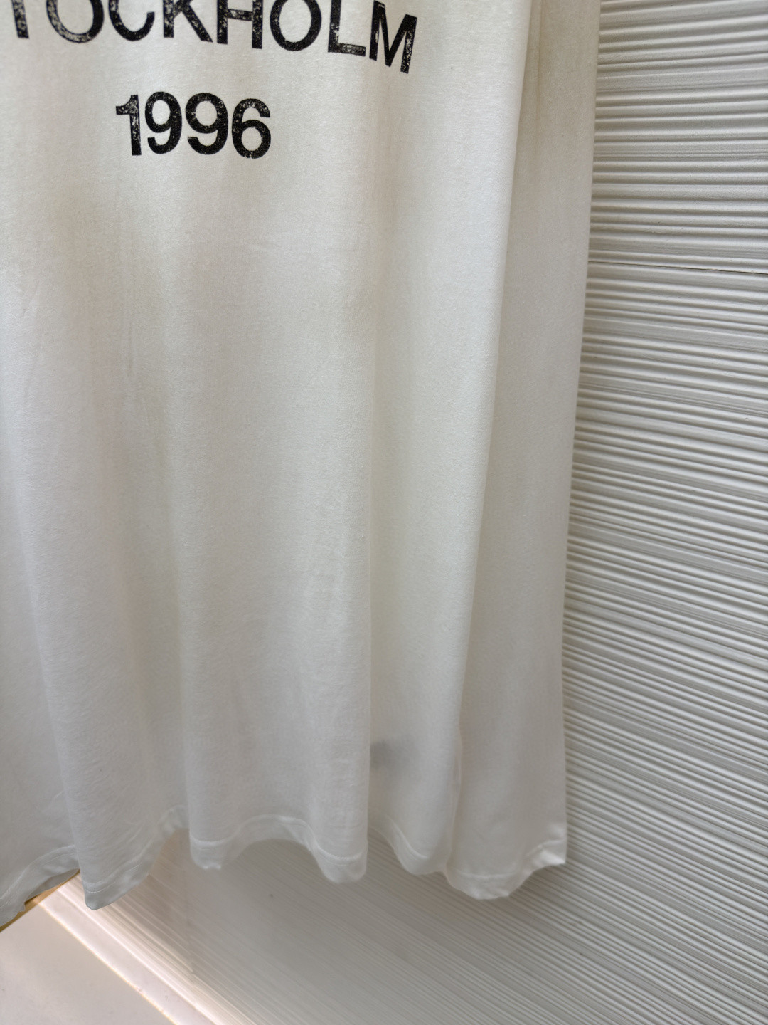 Acne Studios 1996泥染水洗做旧圆领T恤 打底衫 长袖 黑色 白色 绿色 棕色 A5 80IT2S022