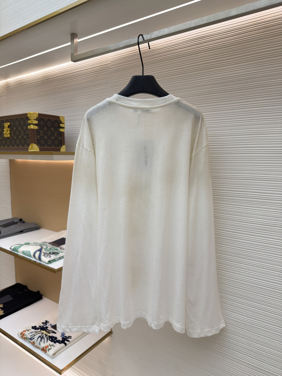 Acne Studios 1996泥染水洗做旧圆领T恤 打底衫 长袖 黑色 白色 绿色 棕色 A5 80IT2S022