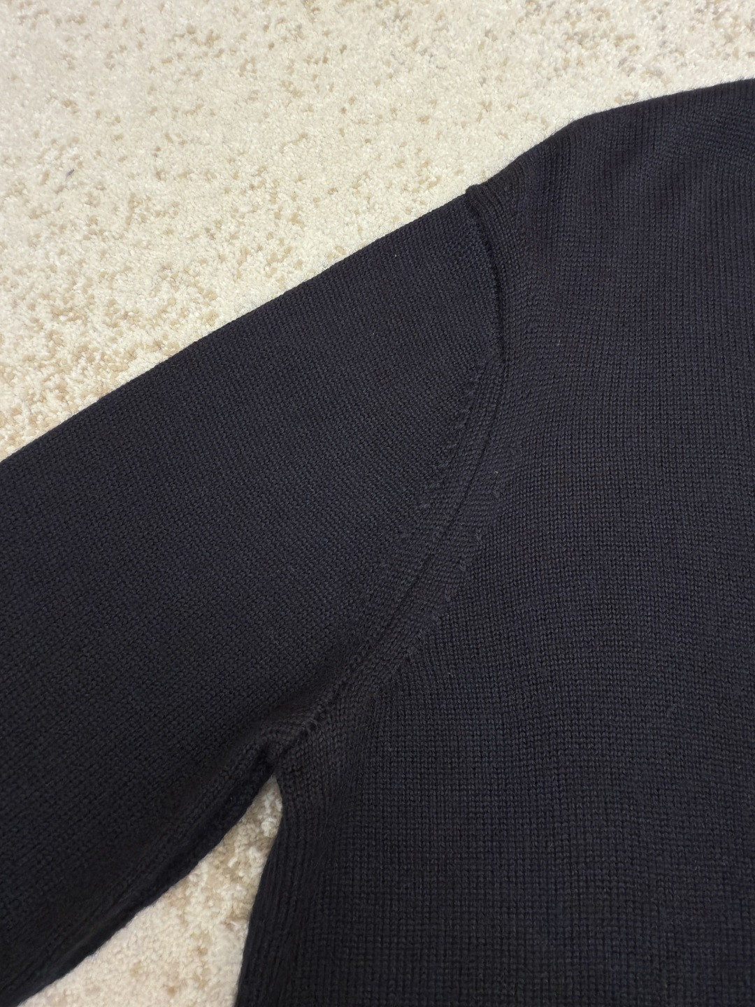 Acne Studios 蝴蝶结刺绣针织开衫 毛衣 针织衫 外套 长袖 黑色 B0 B60385-900