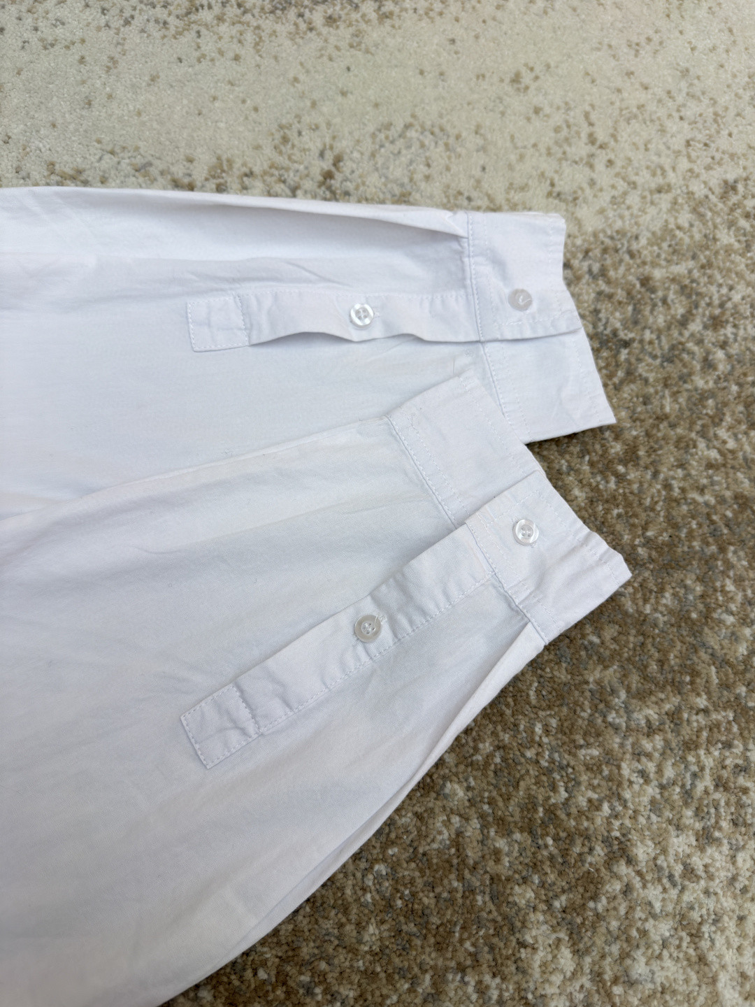 Acne Studios 钱币字母假两件圆领T恤 打底衫 长袖 浅灰色 A5 CL0322-AAB